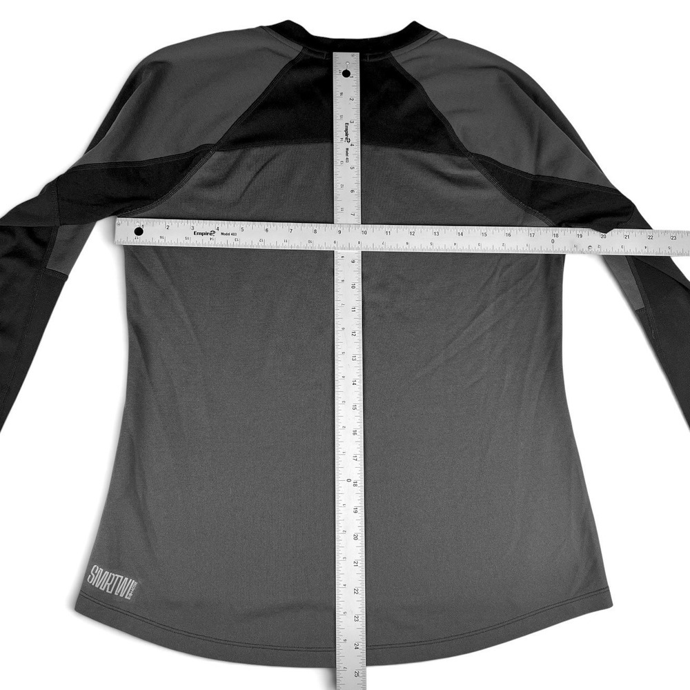 Smartwool Women's Sz M LS 1/4 Zip Pullover Base Layer Athletic Top Shirt - Picture 7 of 10